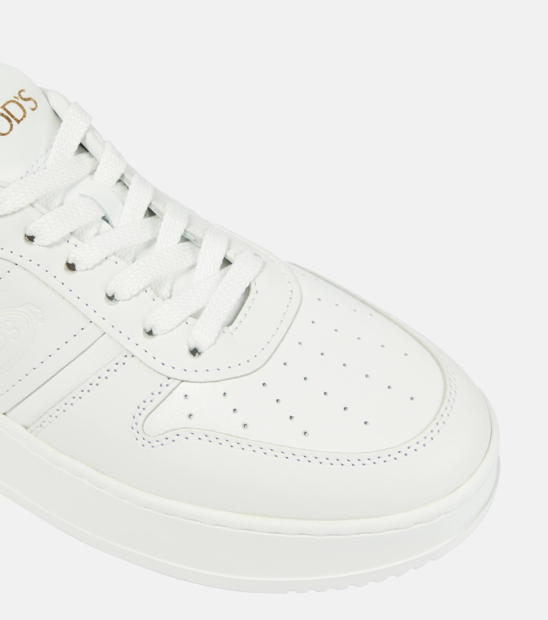 Leather platform sneakers - 6