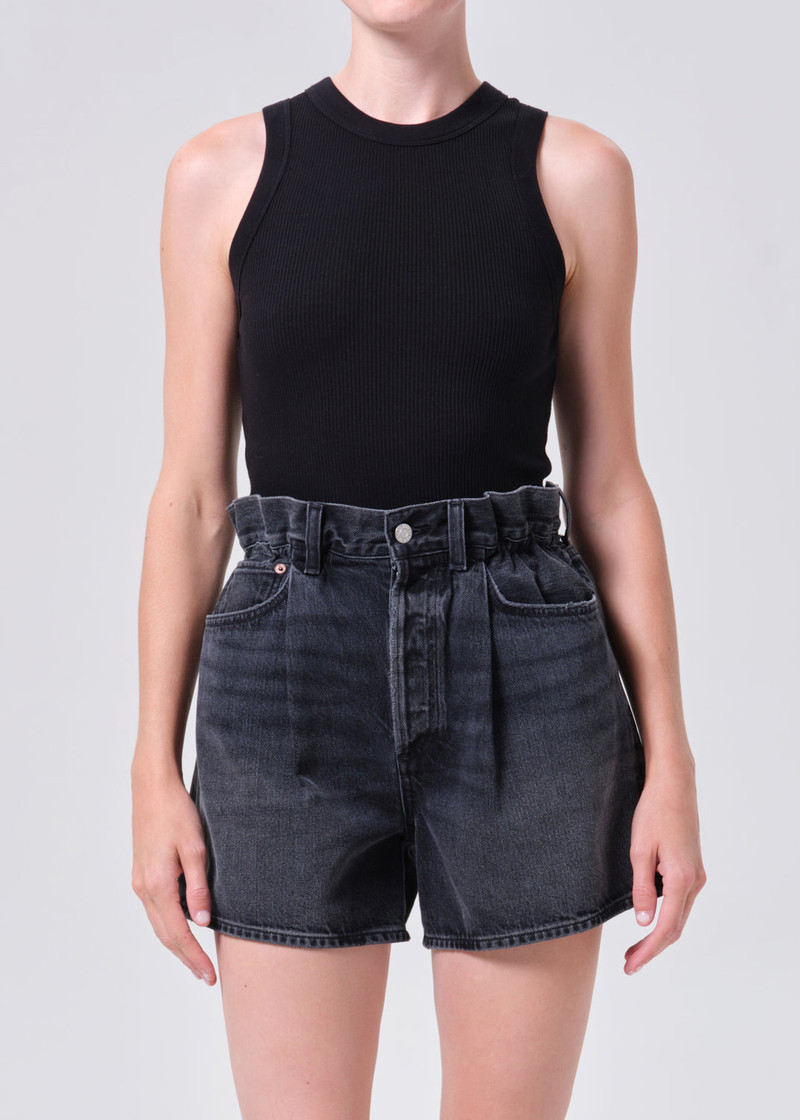 AGOLDE LEIGH TANK IN BLACK outlook