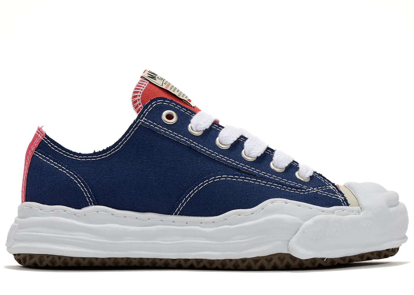 Maison Mihara Yasuhiro Hank OG Sole Canvas Low Navy - 1