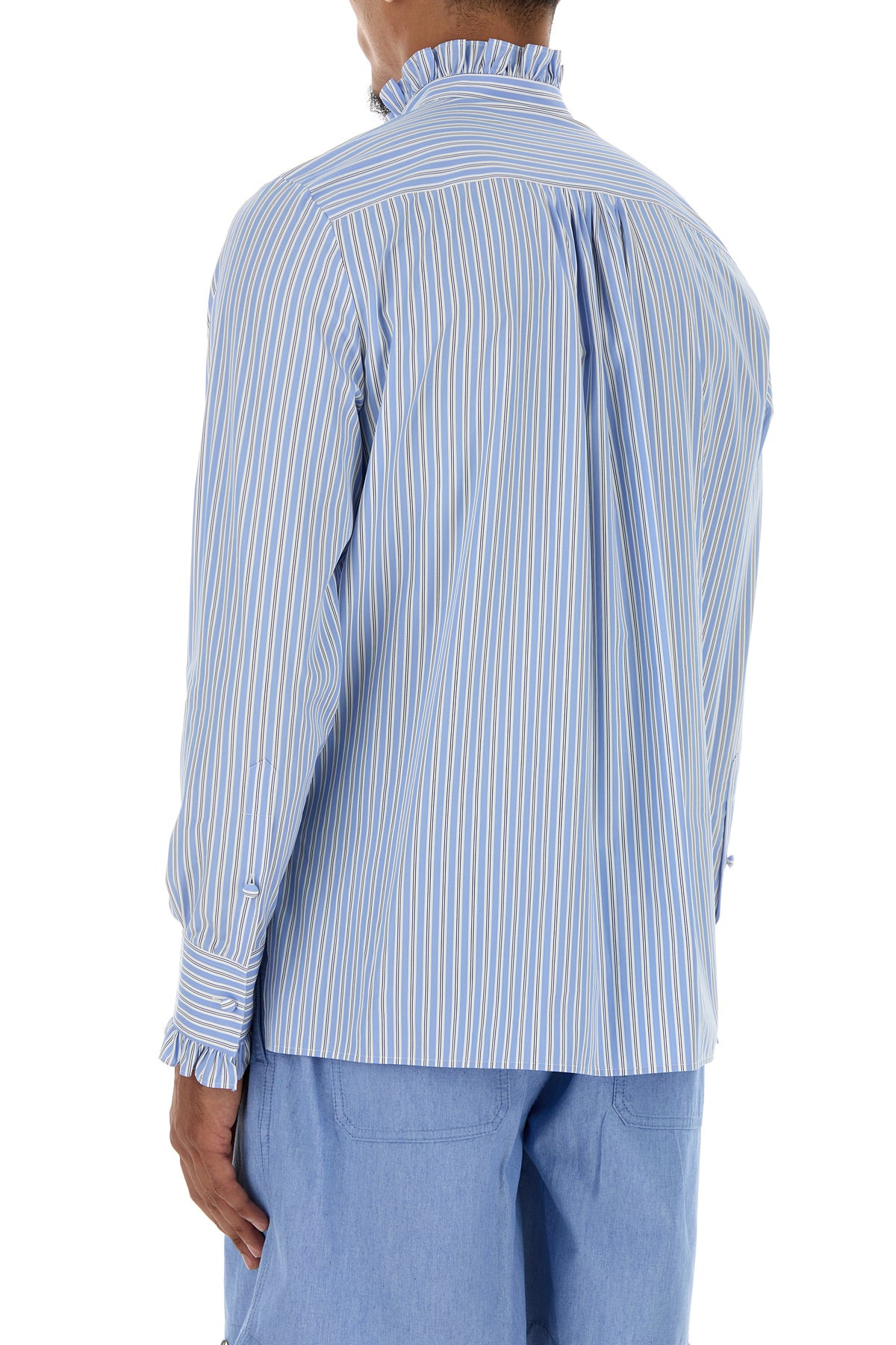 Embroidered poplin shirt - 4