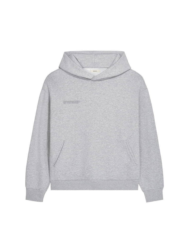 Mens DNA Hoodie - Grey Marl 1