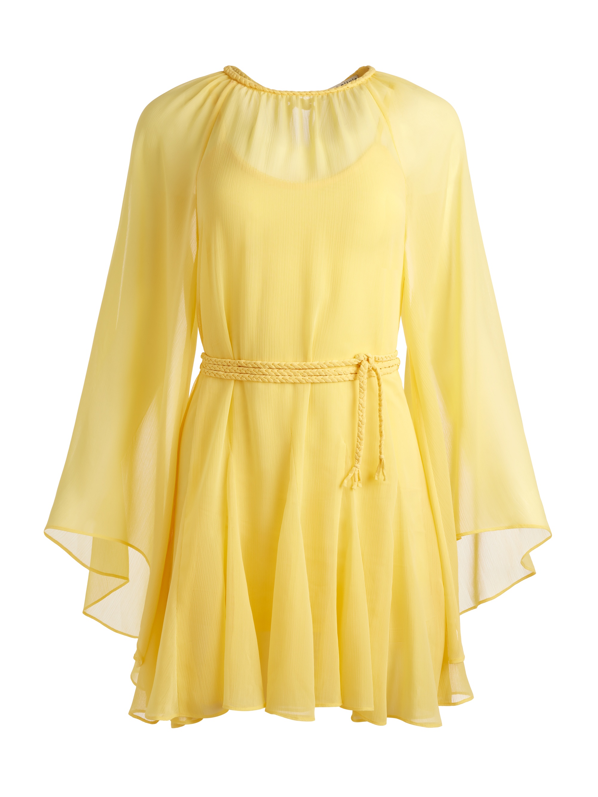 GITANA MINI DRESS WITH TIE BELT - 1
