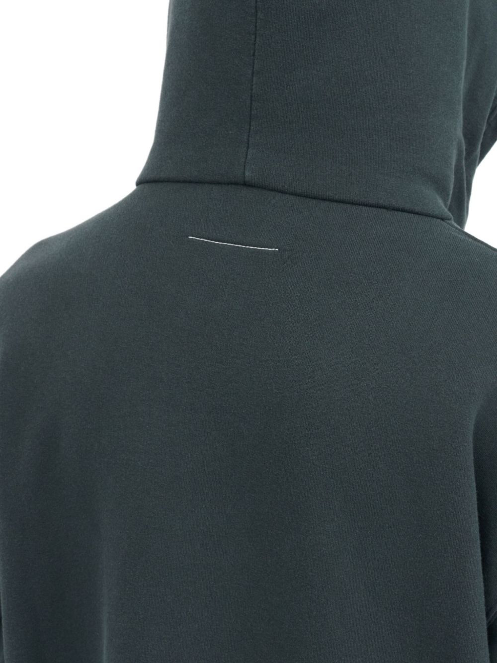 faded logo-embroidered hoodie - 5