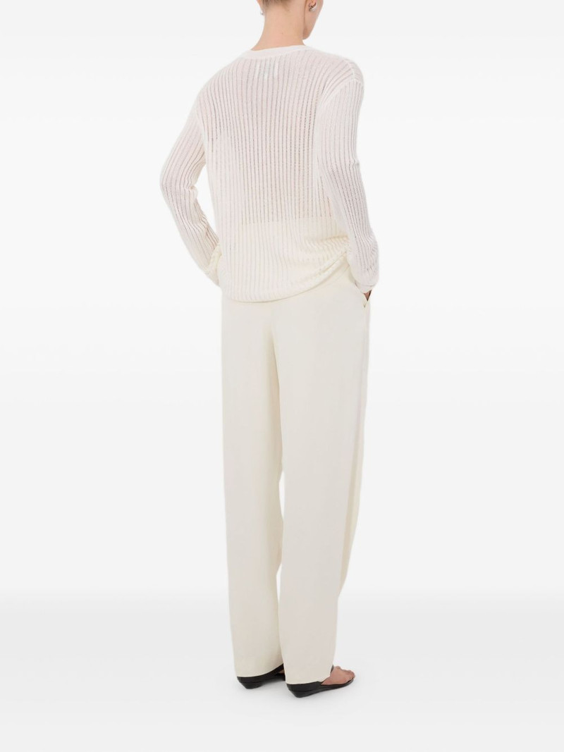 Hedora semi-sheer ribbed jumper 4