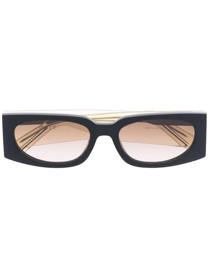 rectangular frame sunglasses 1