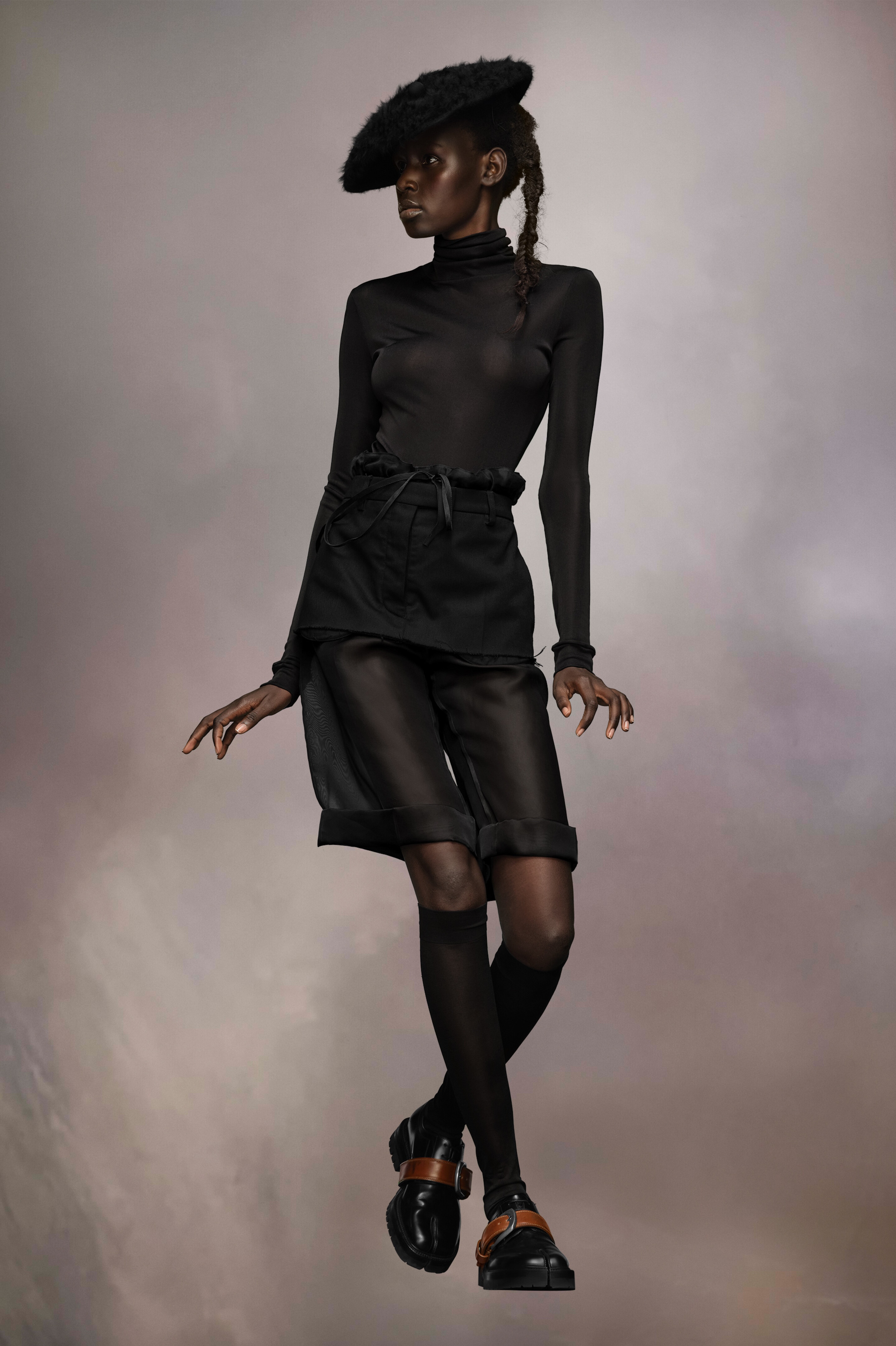 Layered Skirt Shorts - 3
