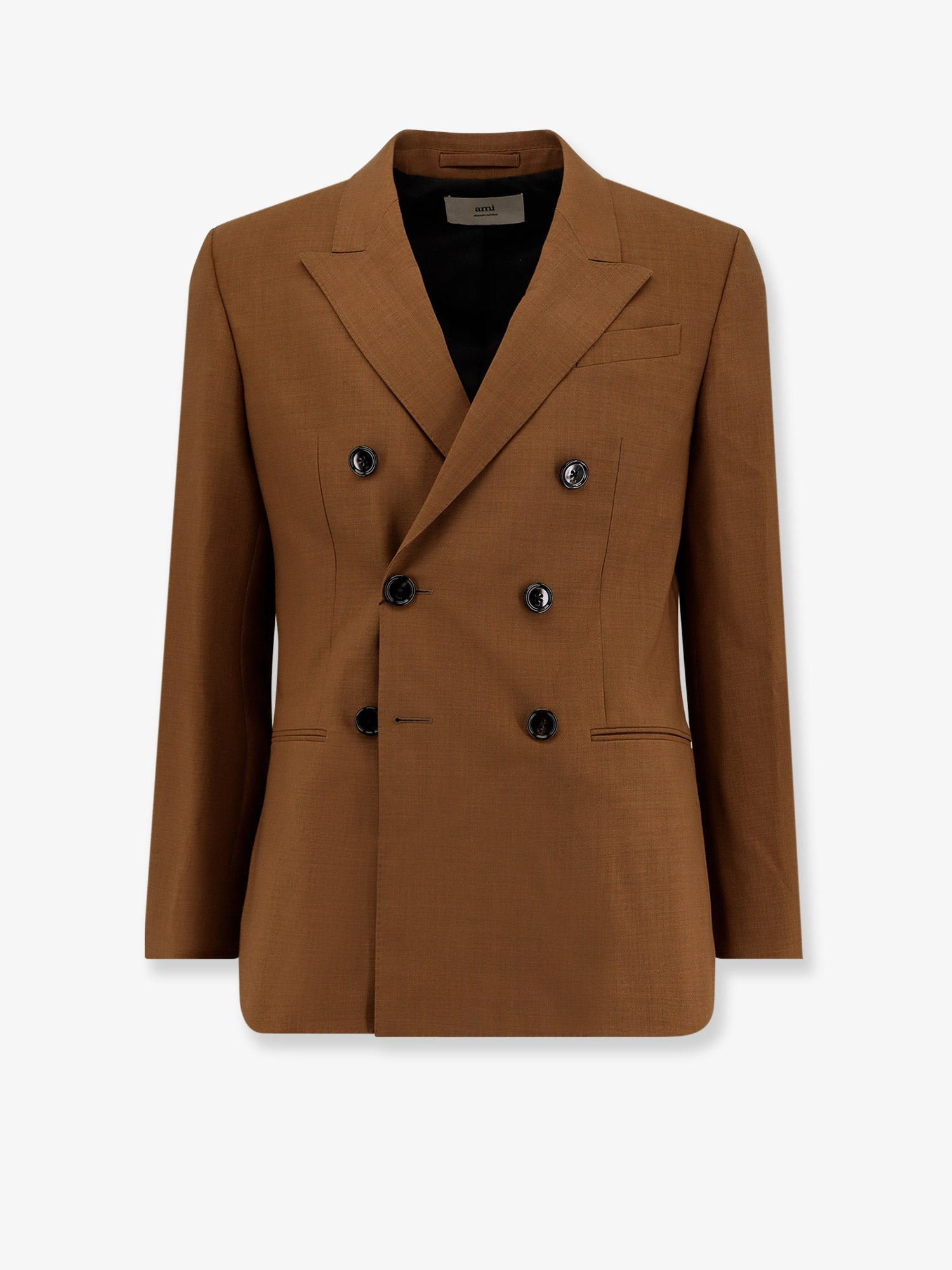 DOUBLE-BREASTED WOOL BLAZER - 1