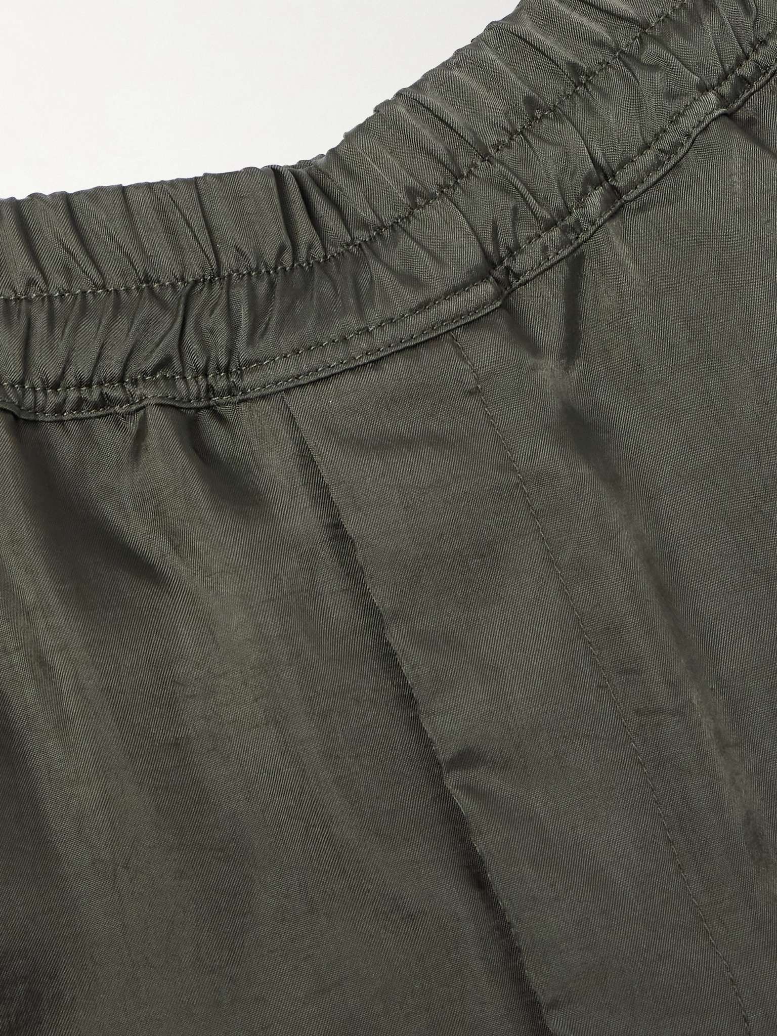 Straight-Leg Satin-Twill Trousers - 3