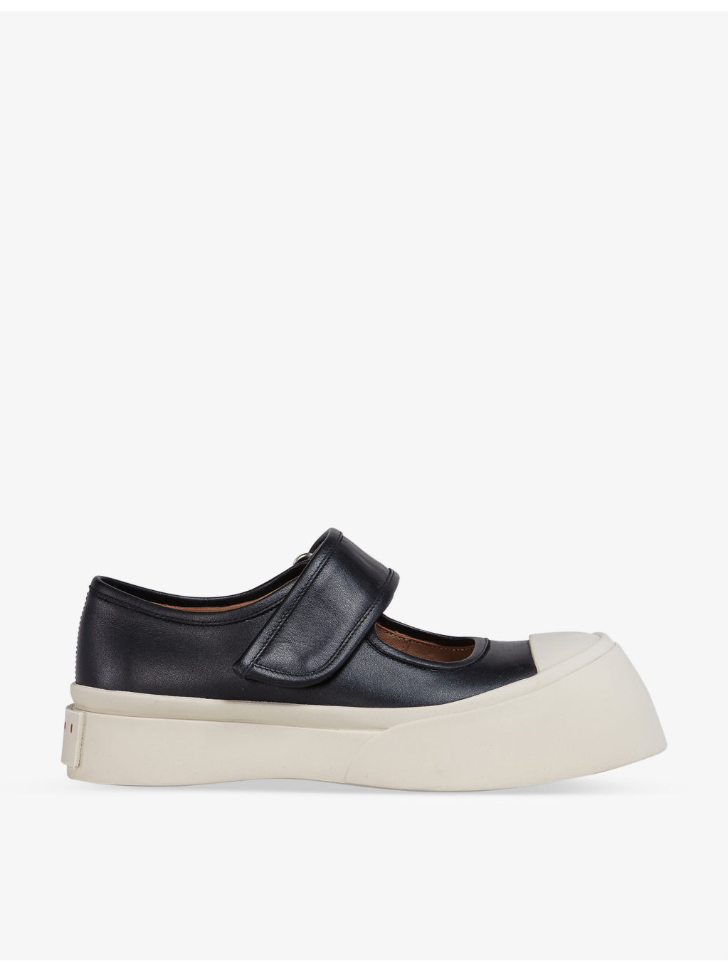 Pablo flatform-sole leather shoes - 1