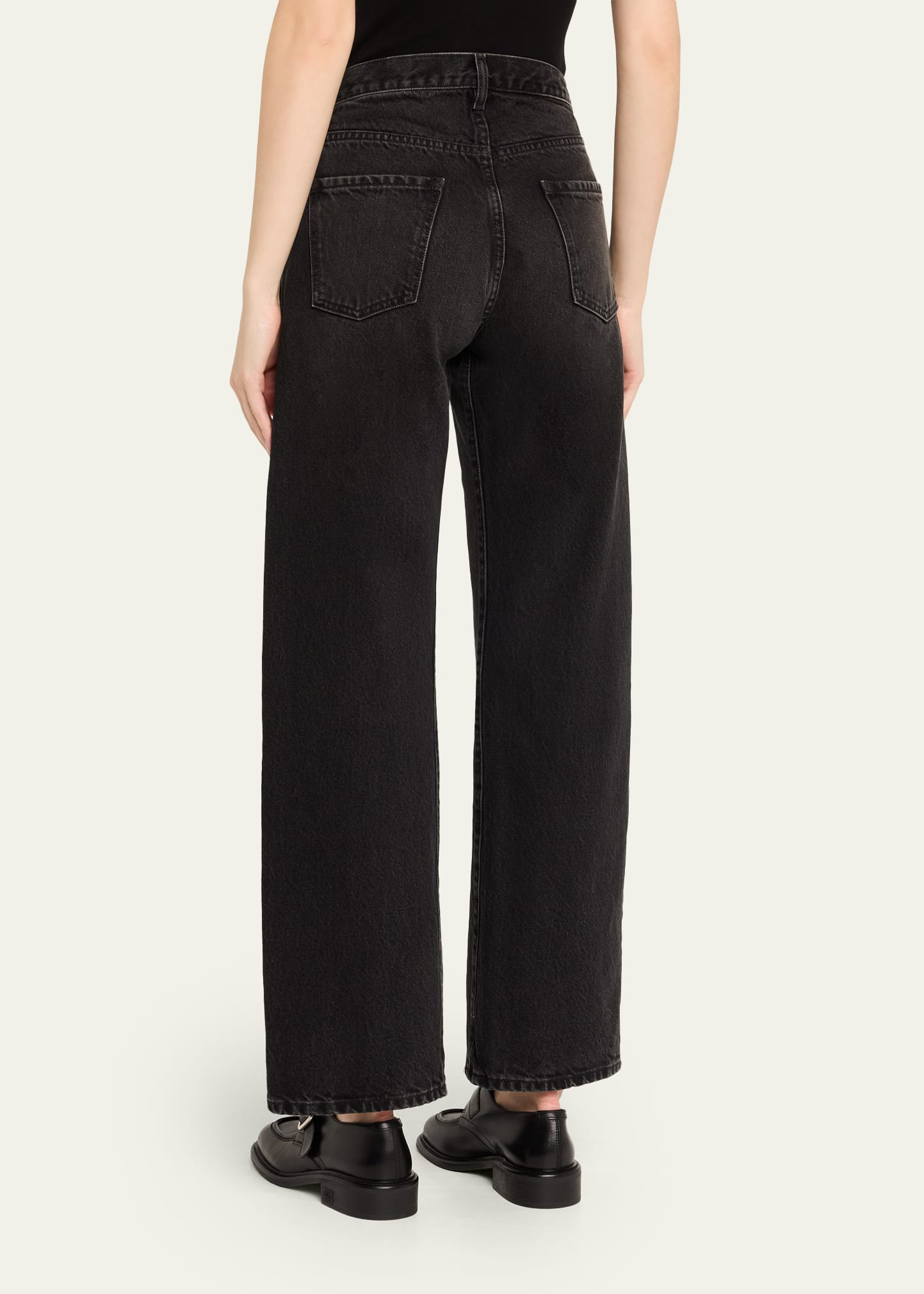 5-Pocket Straight-Leg Denim Ankle Pants - 3