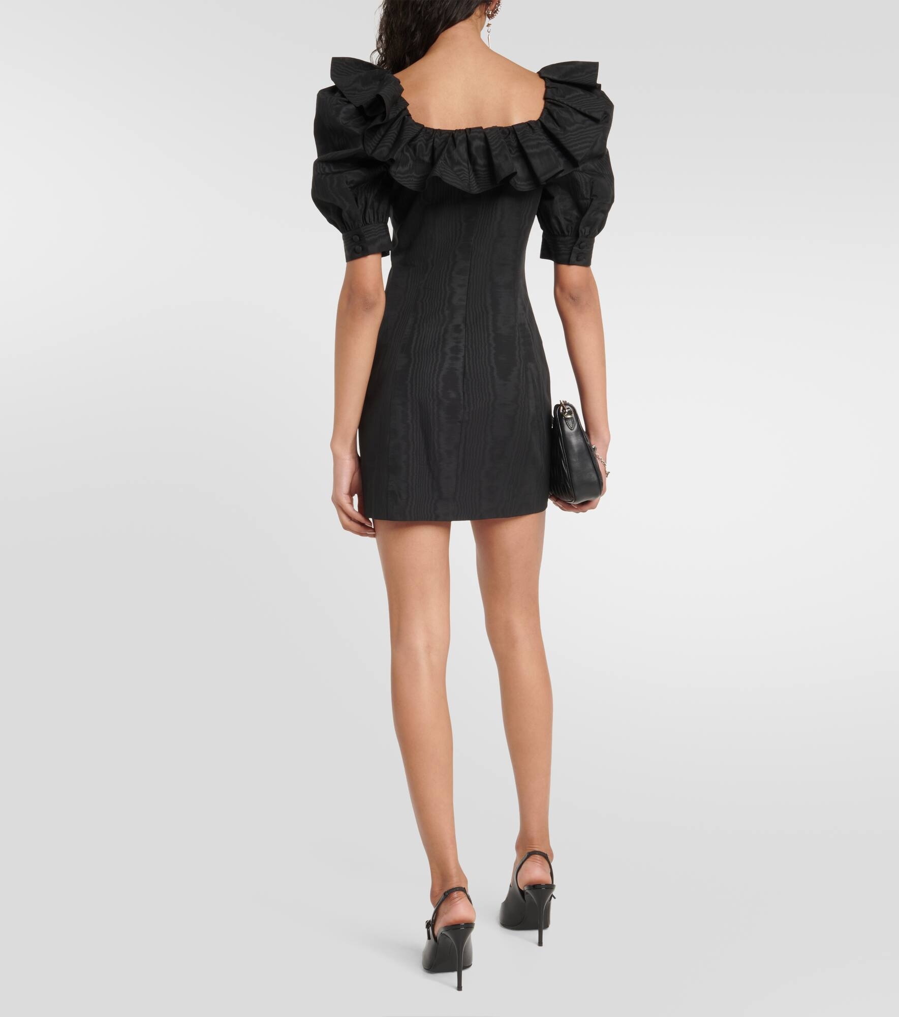 Ruffled puff-sleeve minidress - 3