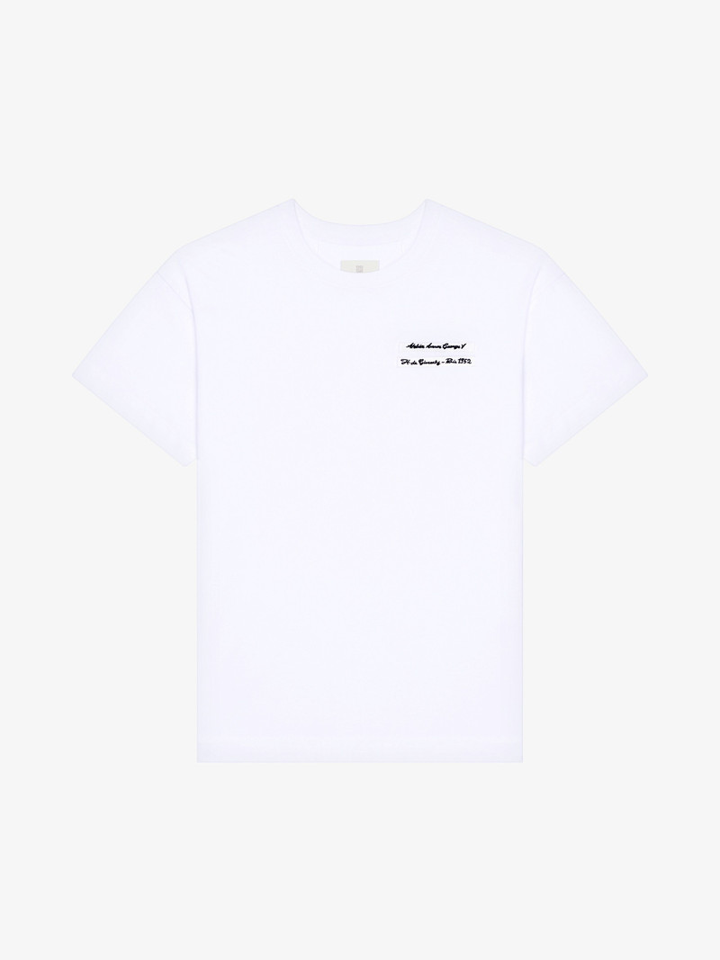 GIVENCHY GROS GRAIN와 COTTON에서 T-SHIRT - 1