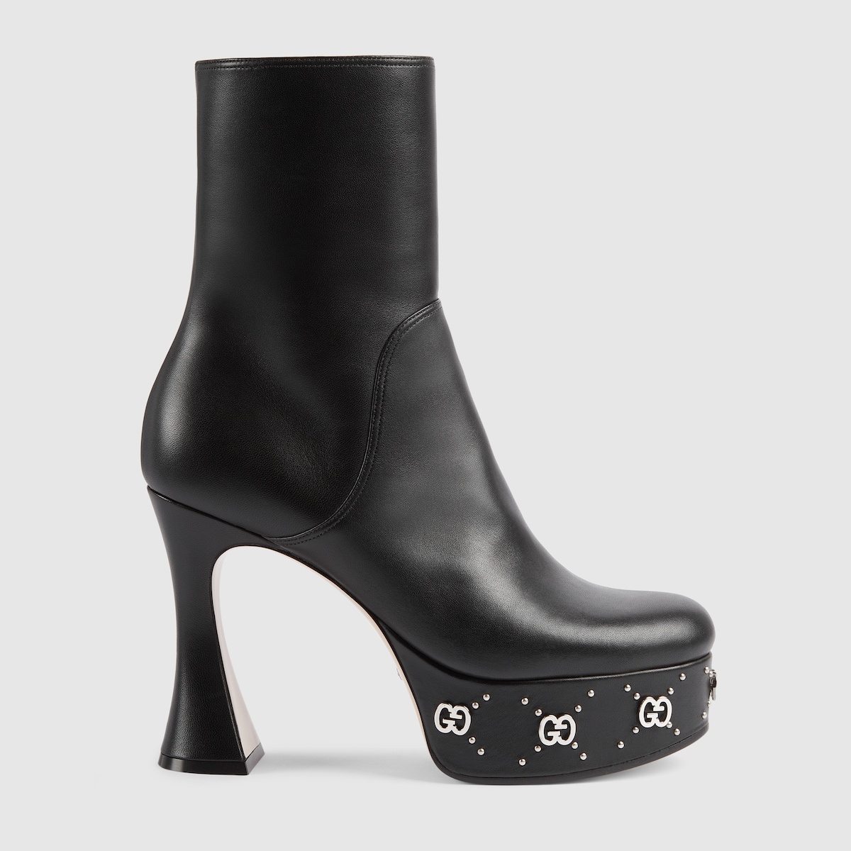 Women's platform boot with GG studs - 1
