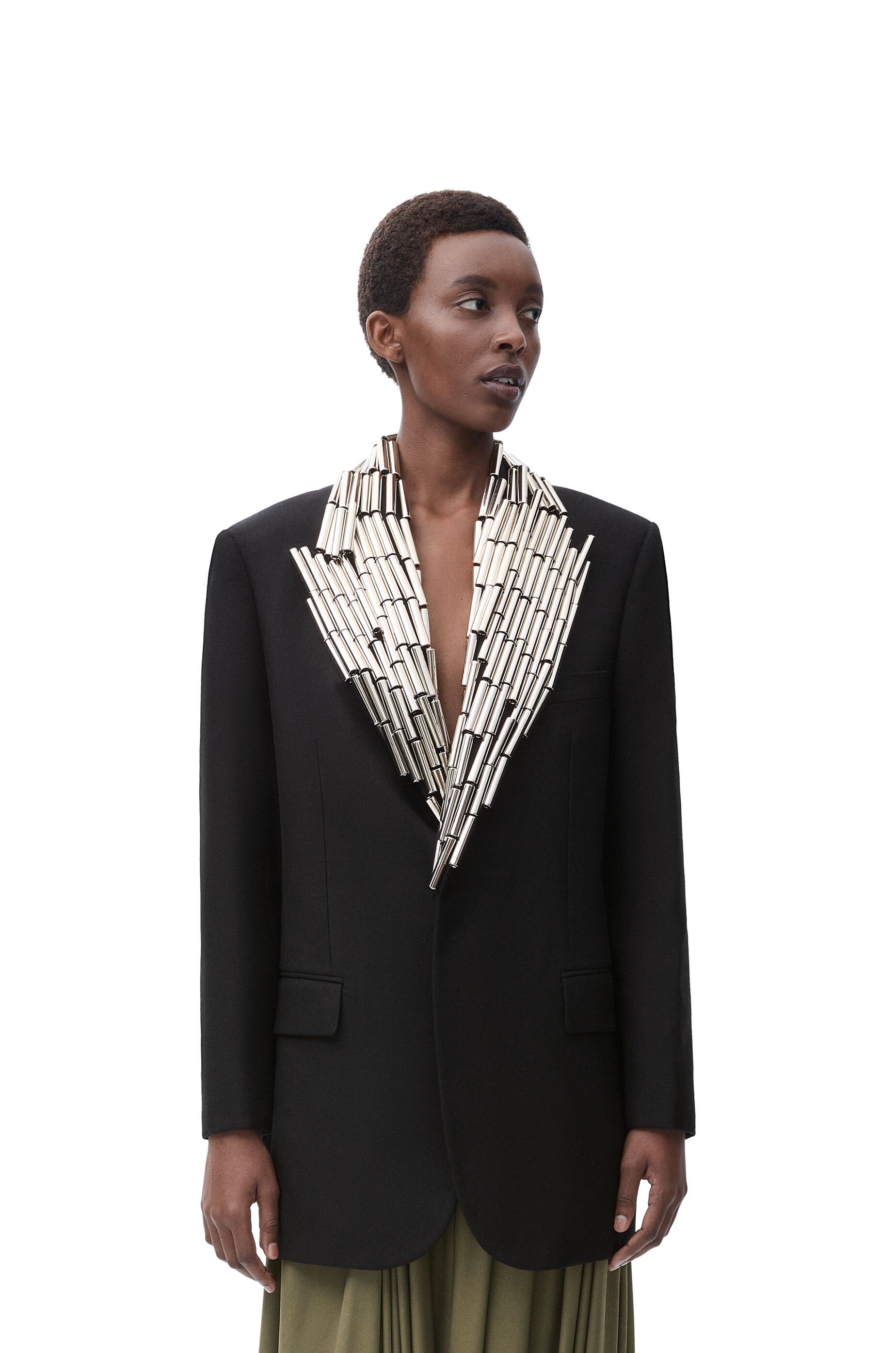 Embroidered jacket in wool - 3