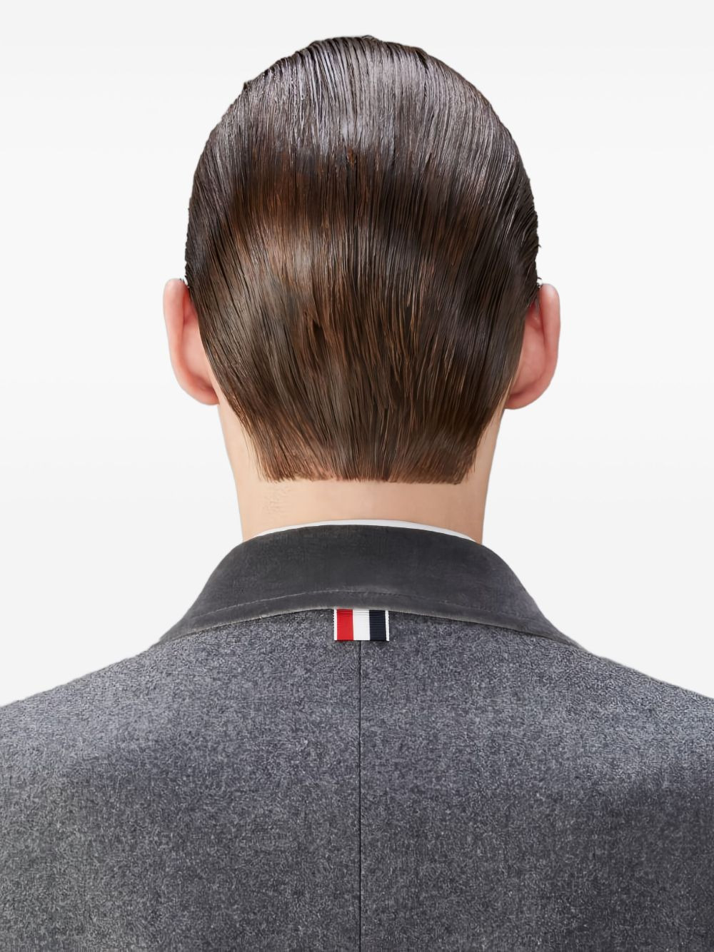 four-bar single-breasted coat - 3