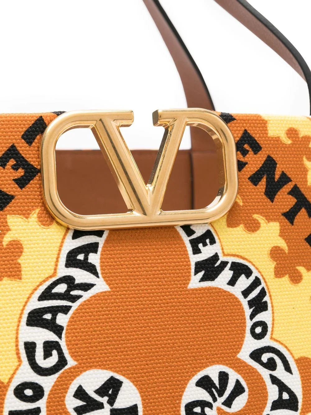 VLogo bandana-print tote bag - 5