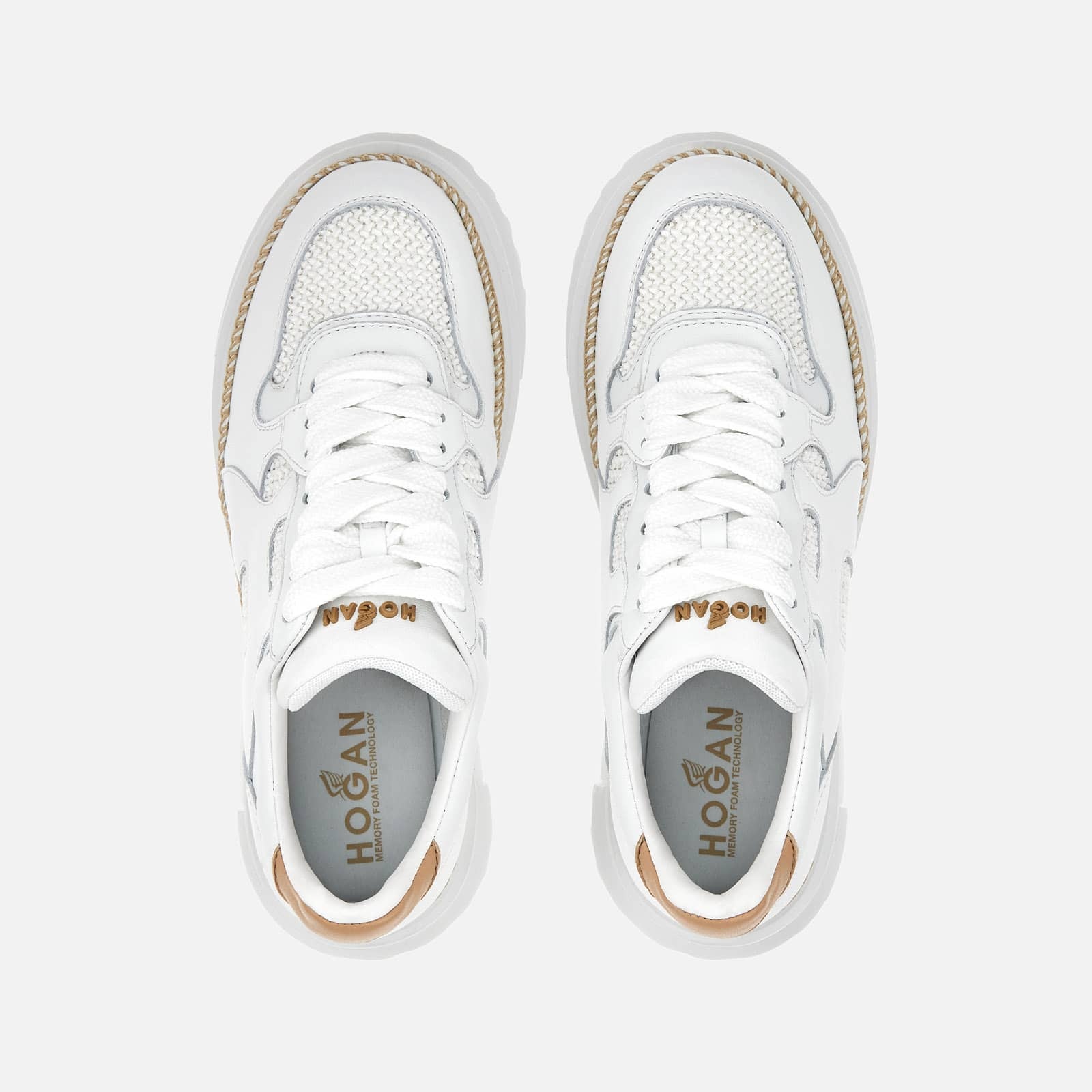 Lace-ups Hogan H619 White - 4