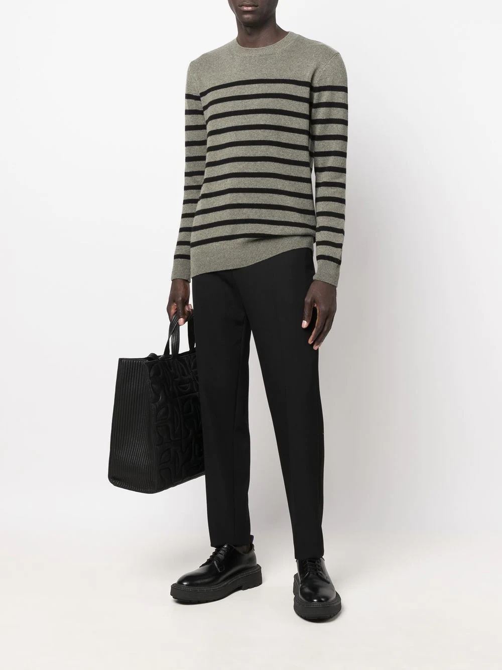 Travis striped crew-neck jumper - 2