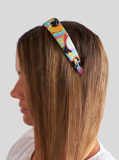 Etro SILK HAIR BAND WITH FLORAL WAVES outlook