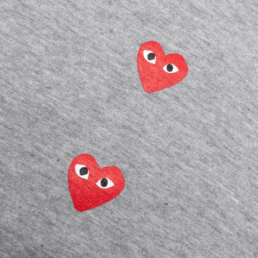 LOGO PRINT ANY HEART L/S T-SHIRT - GREY - 4