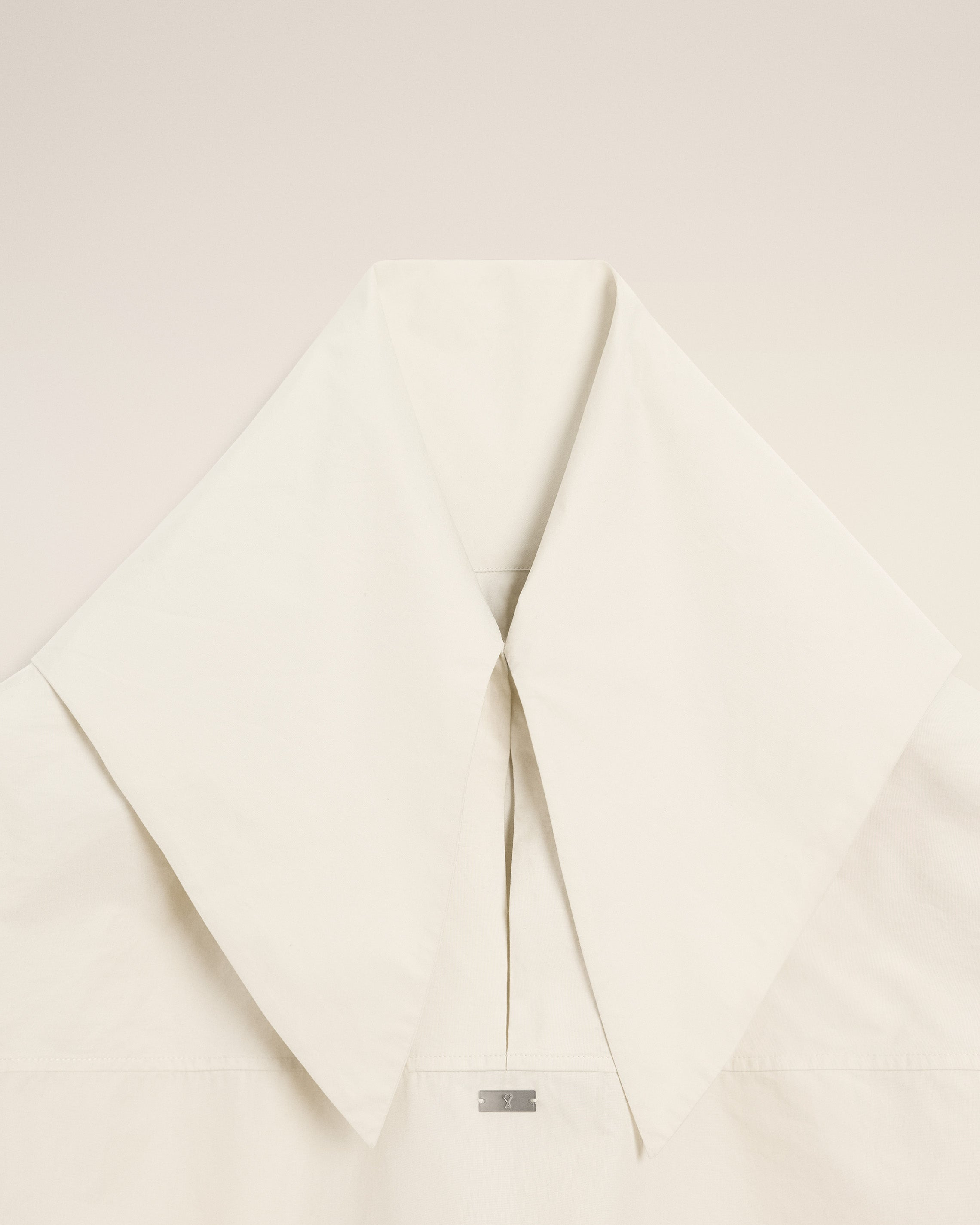 WHITE COTTON LONG SLEEVES BANDANA BLOUSE - 7