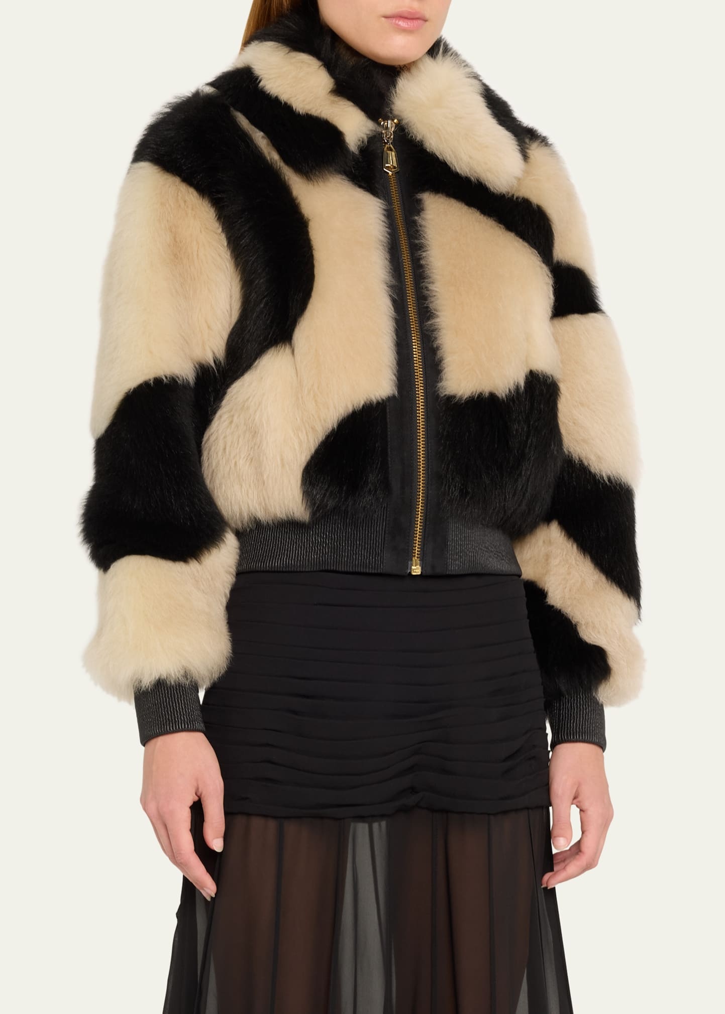 Zimmermann Illustration Fuzzy Swirl Jacket | bergdorfgoodman