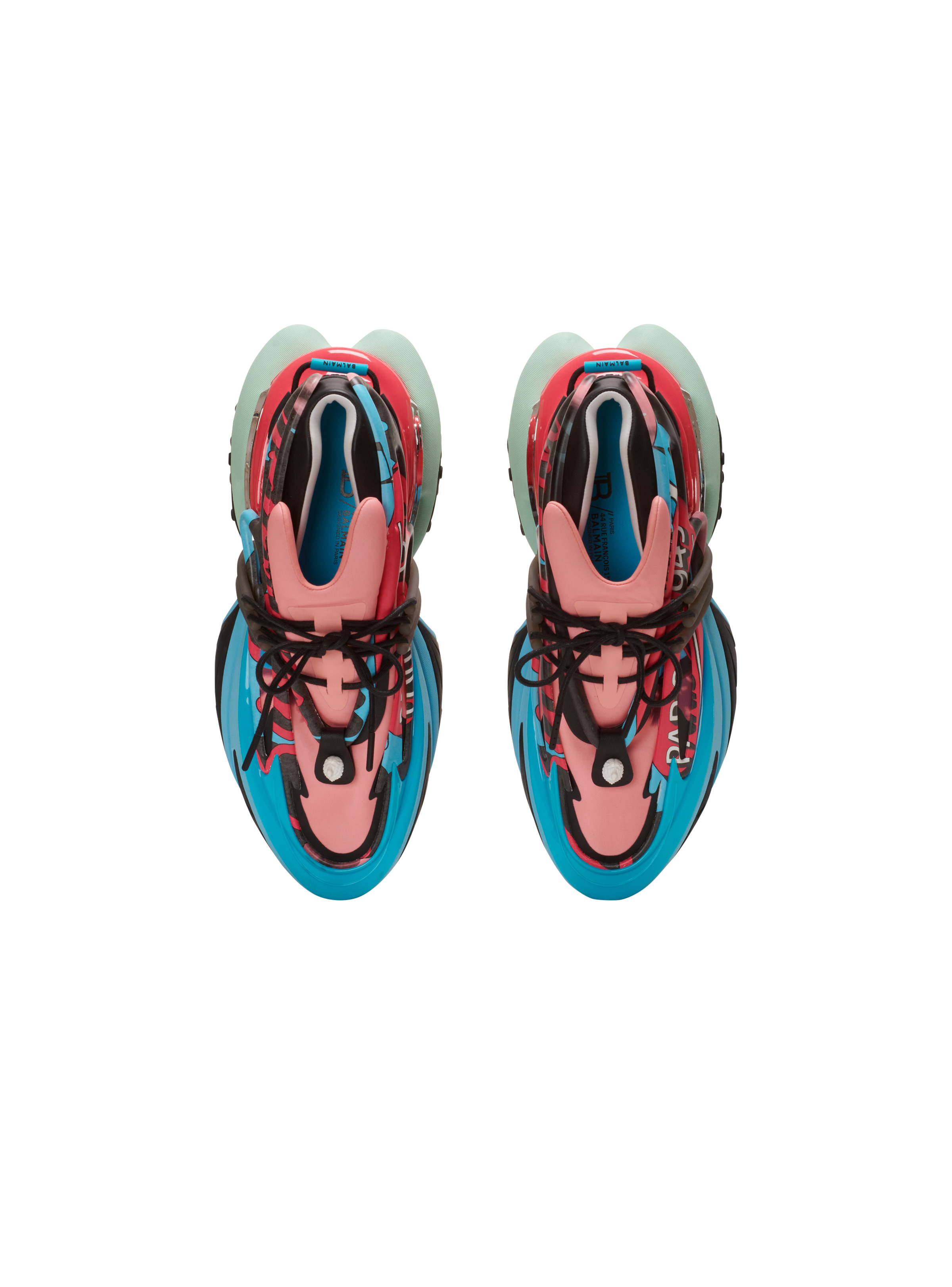 Unicorn Low sneakers in neoprene and calfskin - 3