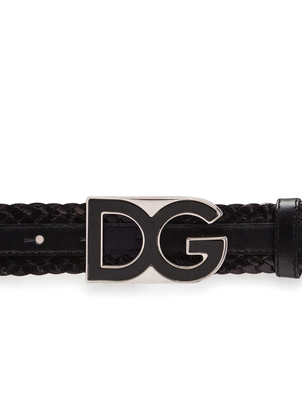 DG buckle interwoven belt - 3