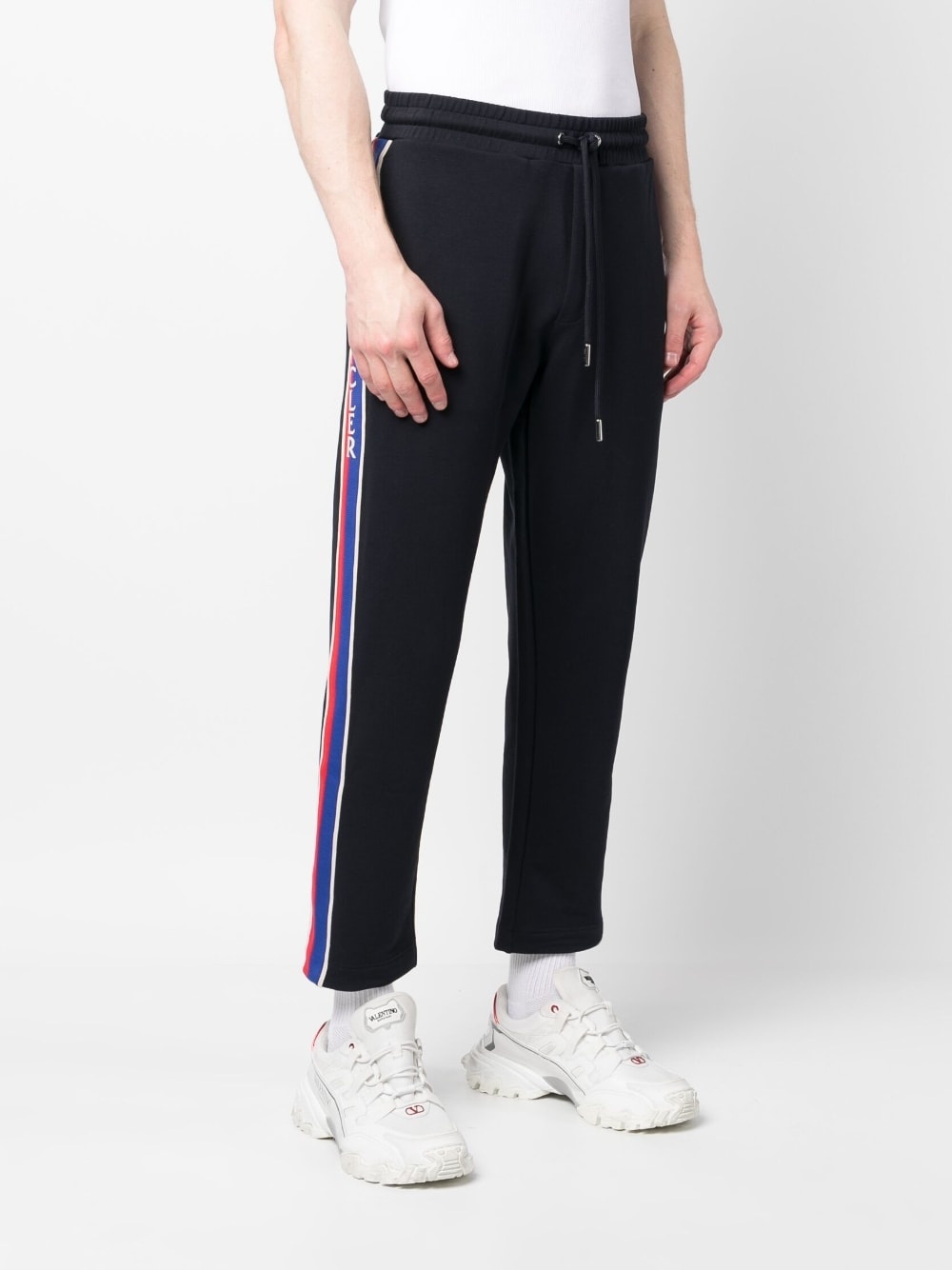 rear logo-patch track pants - 3