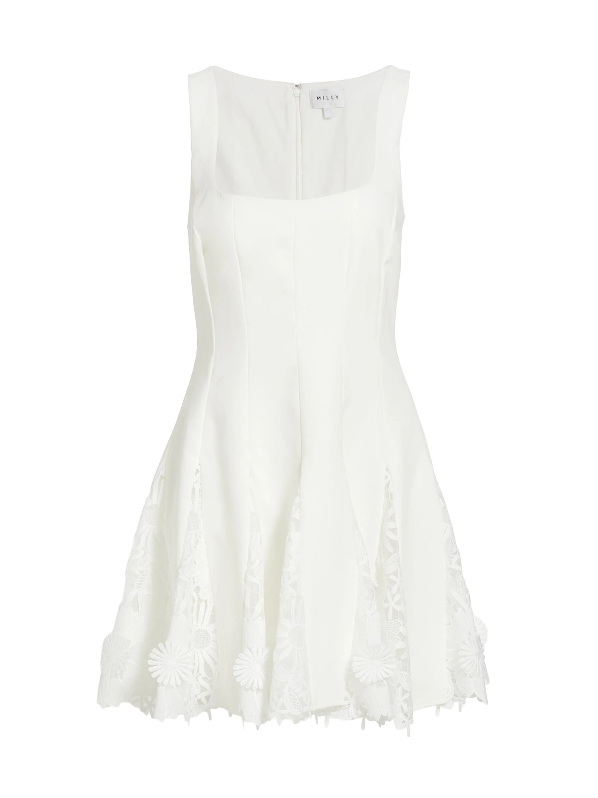 Women's Ariel Cady 3D Lace Minidress - Ecru - 1