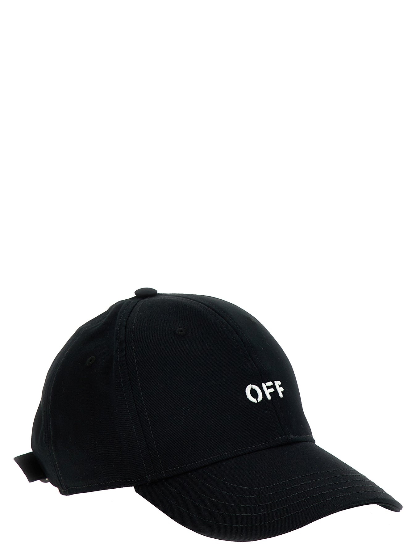 Drill Off Stamp Hats White/Black - 2