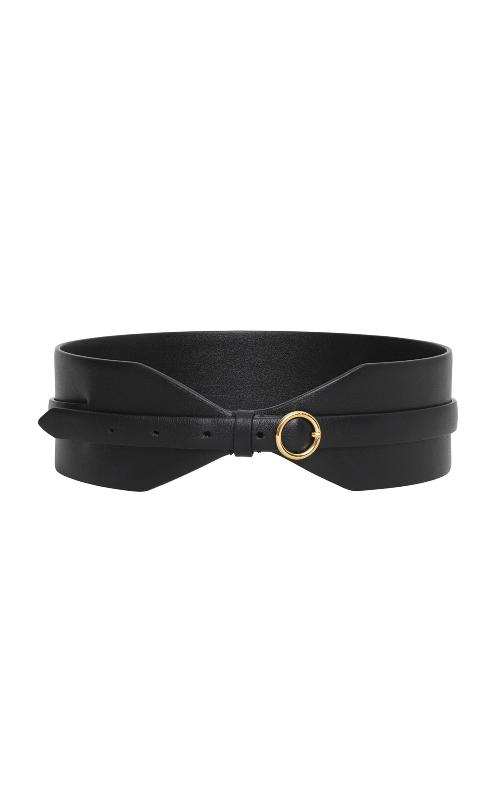 Large Leather Belt black - 1