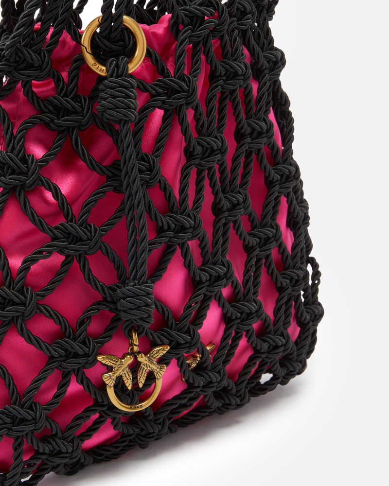 EVENING HANDBAG WITH WOVEN MESH 3