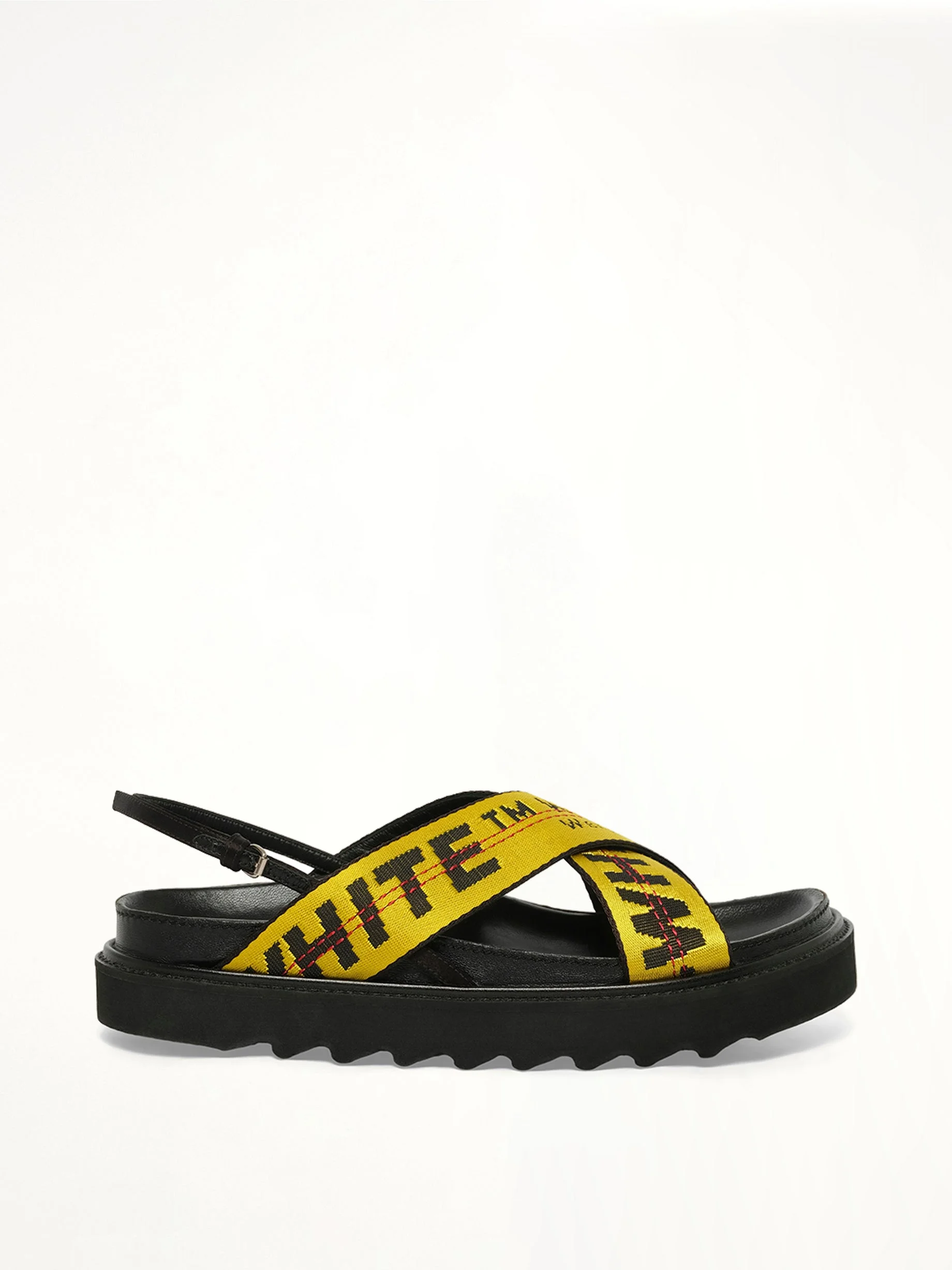 Industrial Belt Sandal in Black - 1