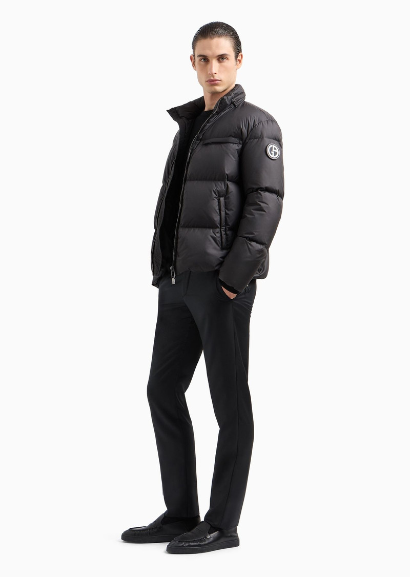 GIORGIO ARMANI Bomber jacket with goose-down padding ASV outlook