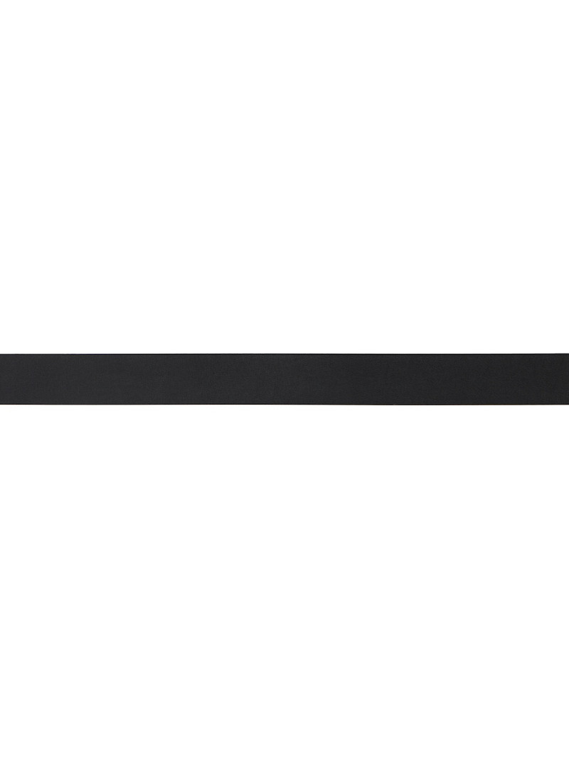 Burberry Black Leather B Shield Belt outlook