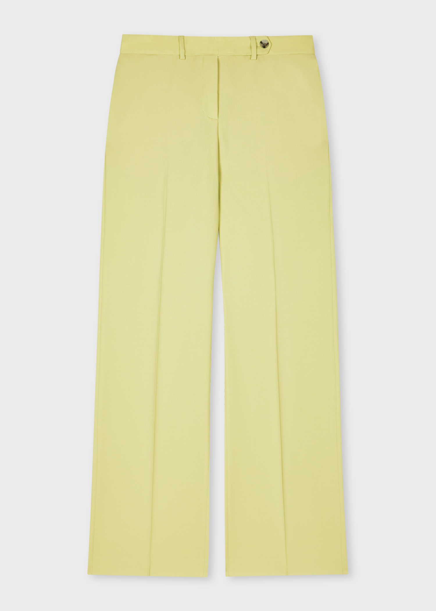 Women's 'A Suit To Travel In' - Pistachio Wool Bootcut Trousers - 1