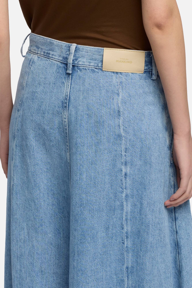 DRAMA SKIRT in Indigo Linen Iris 4