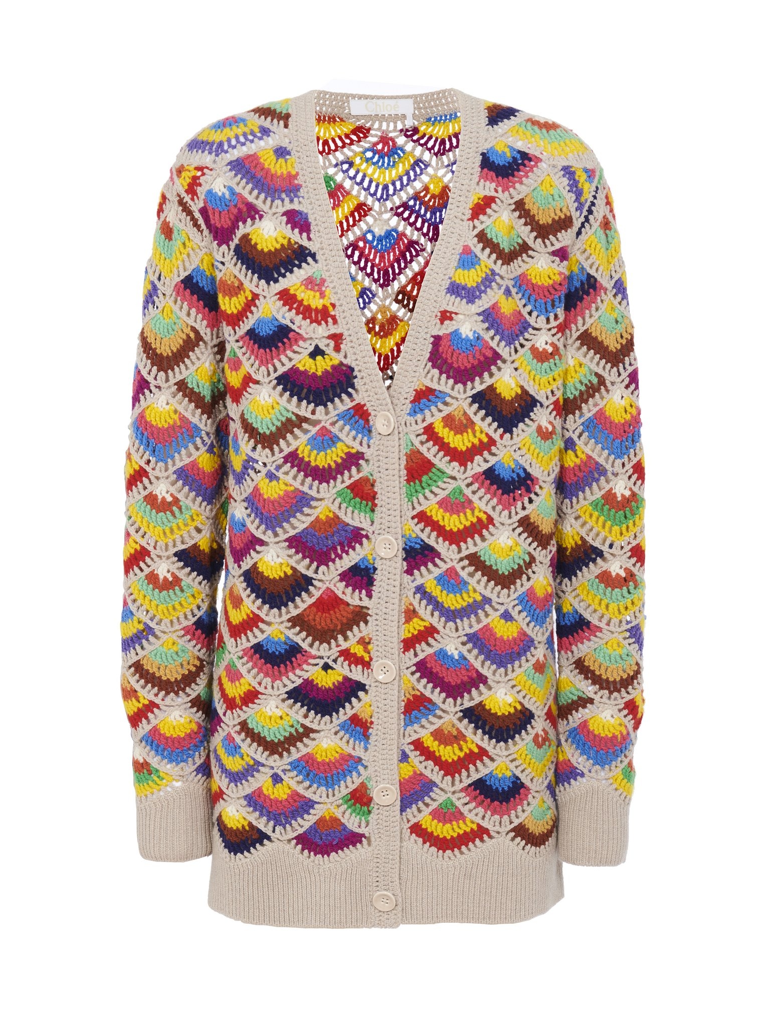 GENEROUS CROCHETED CARDIGAN - 1