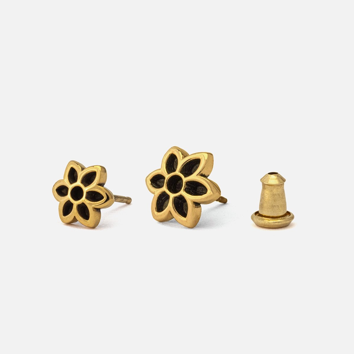 EY-COR-STUD GOOD ART HLYWD Cutout Rosette Stud Earring - Gold - 1