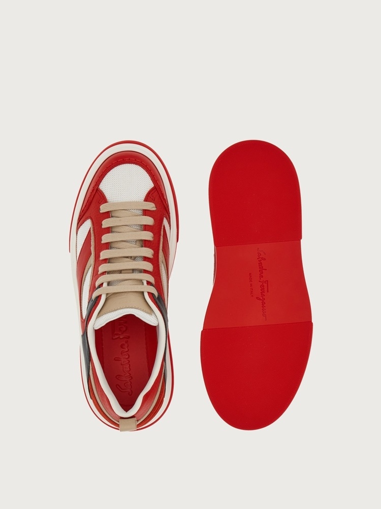 SNEAKERS WITH SHAPED INSERTS - 5
