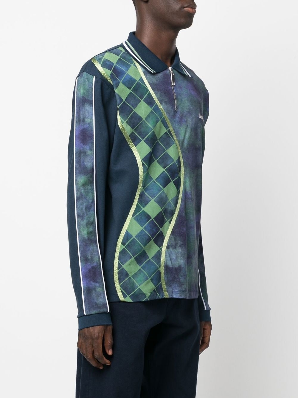ABSTRACT-PRINT POLO SHIRT - 2