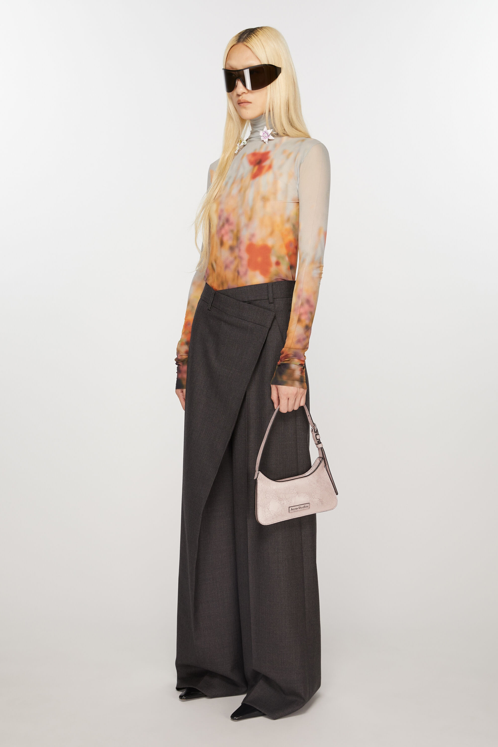 Platt micro shoulder bag - Pastel pink - 2