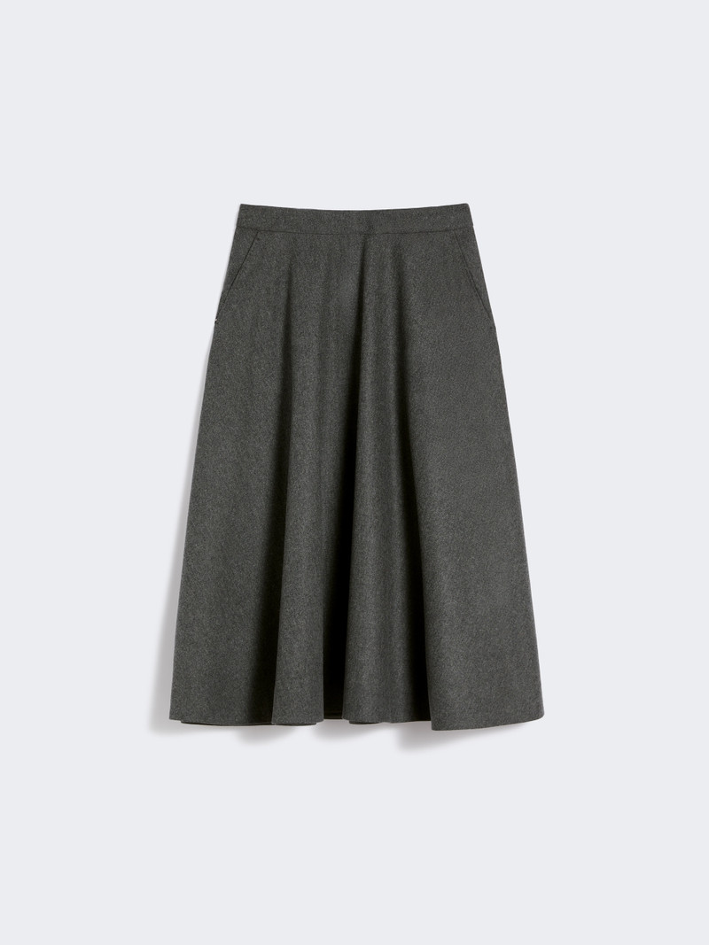 BETULLA Wool flannel skirt 1