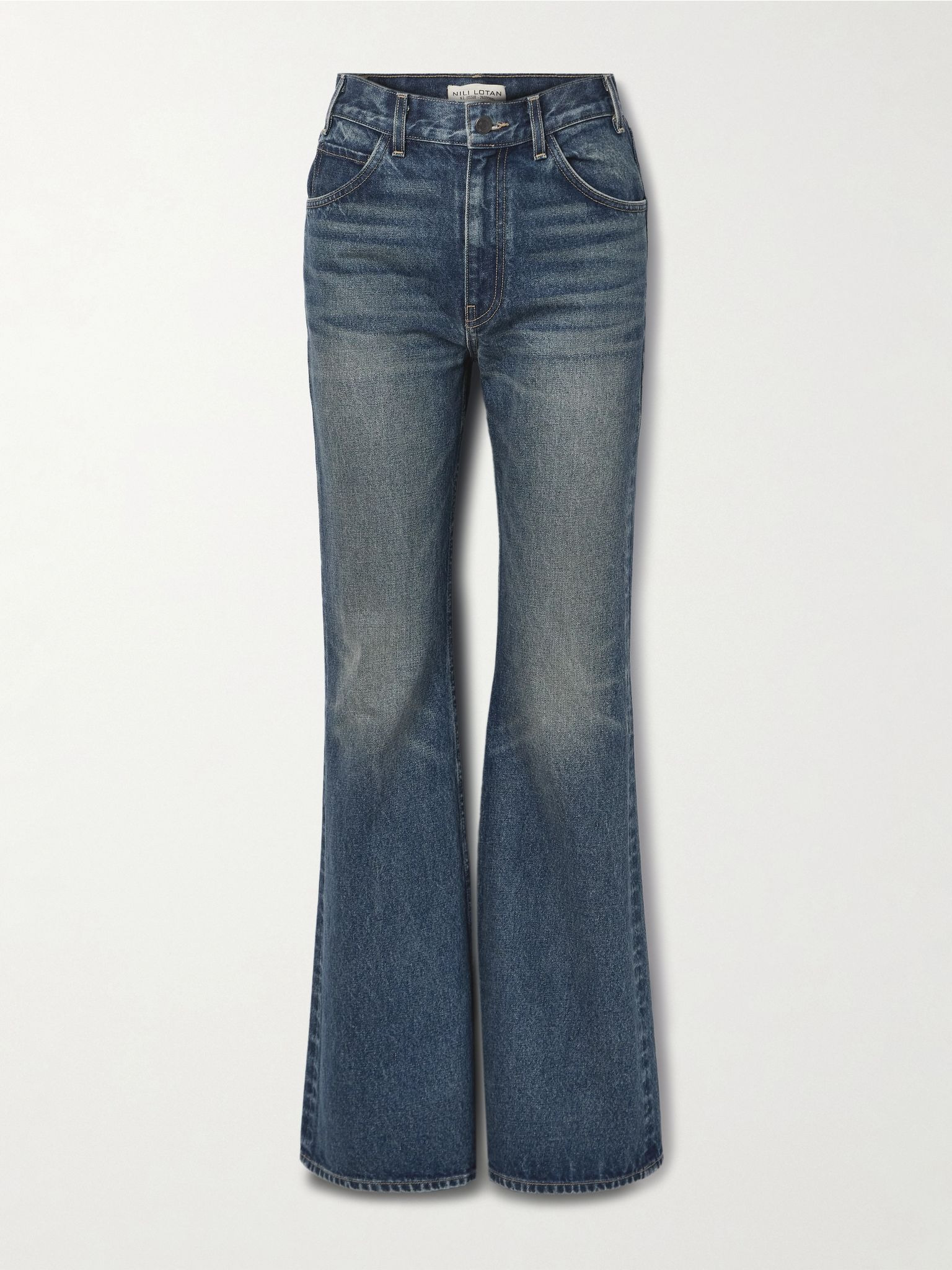 Roe mid-rise flared jeans Blue - 1