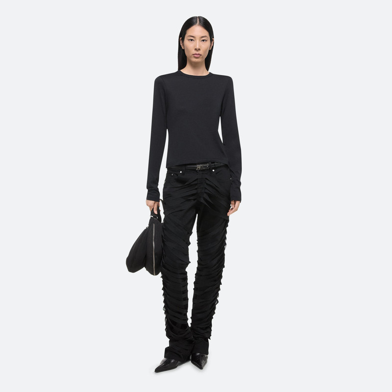 Helmut Lang LONG-SLEEVED SLIM LOGO TEE outlook