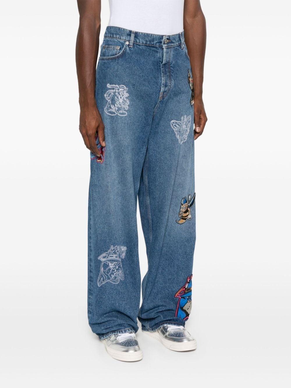 Character Diag straight-leg jeans - 3