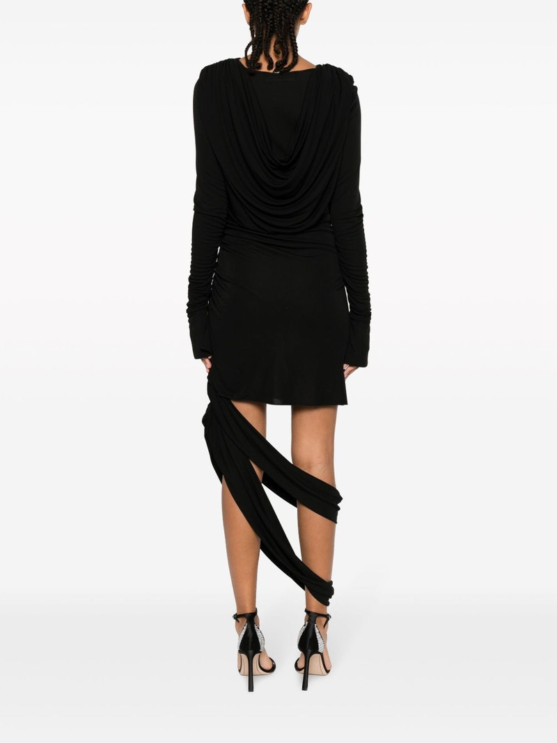asymmetric draped cut-out dress 4