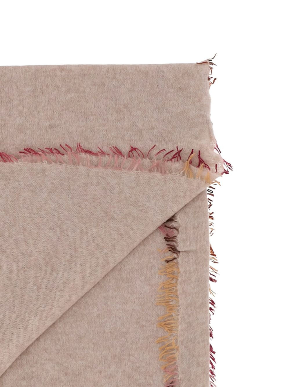 fringed cashmere scarf - 3