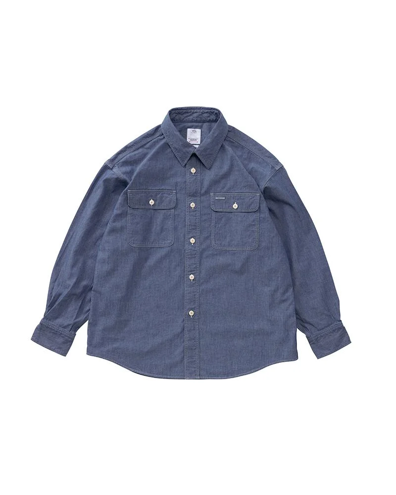 LANEE CHAMBRAY L/S W INDIGO - 1